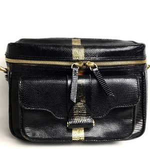 Derek Lam Lizard Skin Newton Camera Style Bag